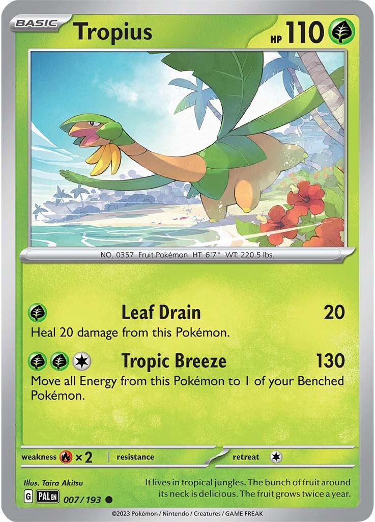 Tropius (007/193) [Scarlet & Violet: Paldea Evolved] | Arkham Games and Comics