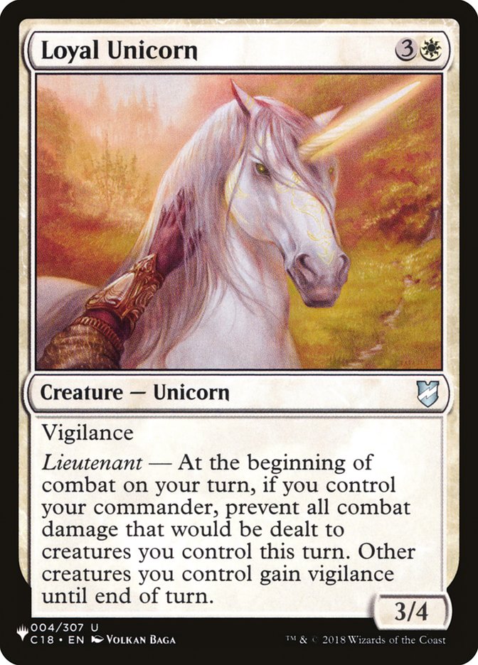 Loyal Unicorn [The List] | Arkham Games and Comics