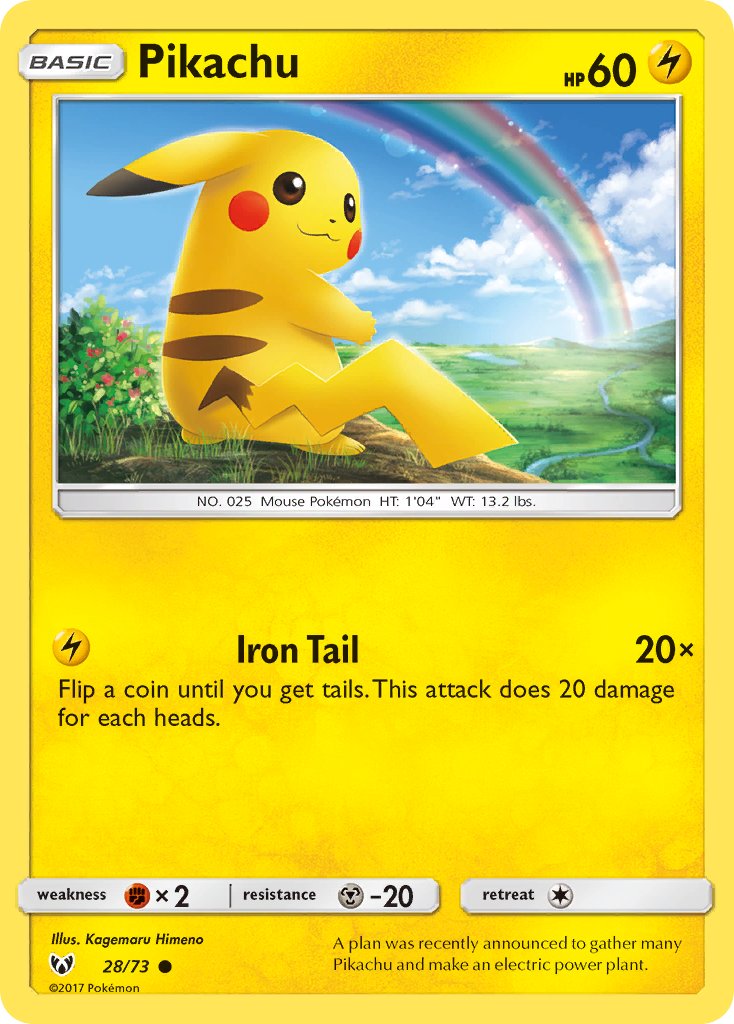Pikachu (28/73) (Water Web Holo) [Miscellaneous Cards] | Arkham Games and Comics