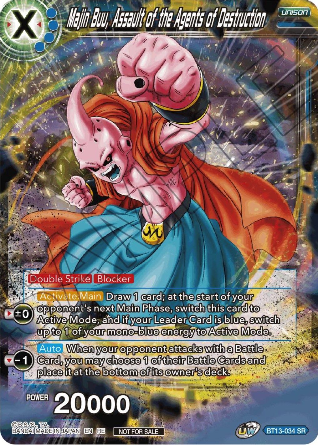 Majin Buu, Assault of the Agents of Destruction (Championship Selection Pack 2023 Vol.1) (BT13-034) [Tournament Promotion Cards] | Arkham Games and Comics