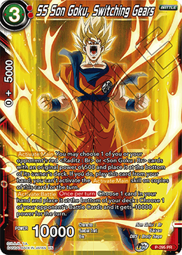 SS Son Goku, Switching Gears (P-295) [Tournament Promotion Cards] | Arkham Games and Comics