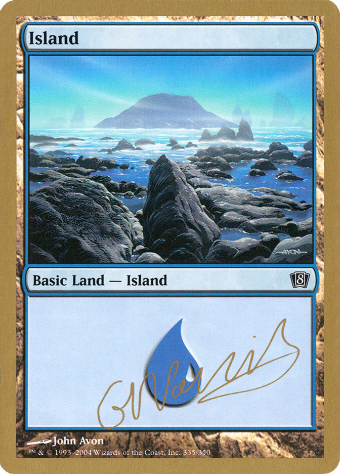 Island (gn335) (Gabriel Nassif) [World Championship Decks 2004] | Arkham Games and Comics