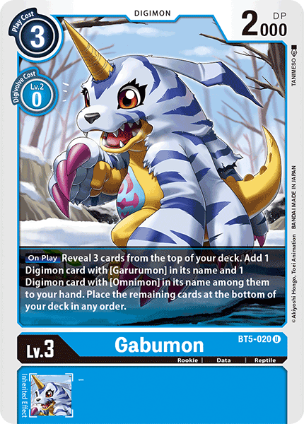 Gabumon [BT5-020] [Battle of Omni] | Arkham Games and Comics