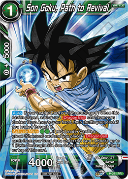 Son Goku, Path to Revival (Unison Warrior Series Boost Tournament Pack Vol. 7) (P-371) [Tournament Promotion Cards] | Arkham Games and Comics