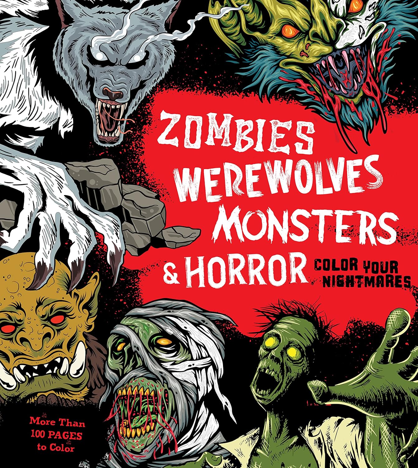 Zombies, Werewolves, Monsters & Horror: Color Your Nightmares | Arkham Games and Comics
