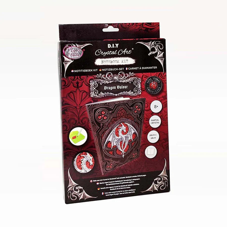Crystal Art Notebook Kit: Valour Alter Drake | Arkham Games and Comics