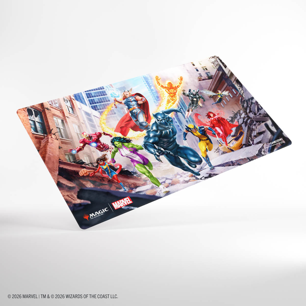 Magic: The Gathering SHINY PLAYMAT - Marvel Super Heroes | Arkham Games and Comics
