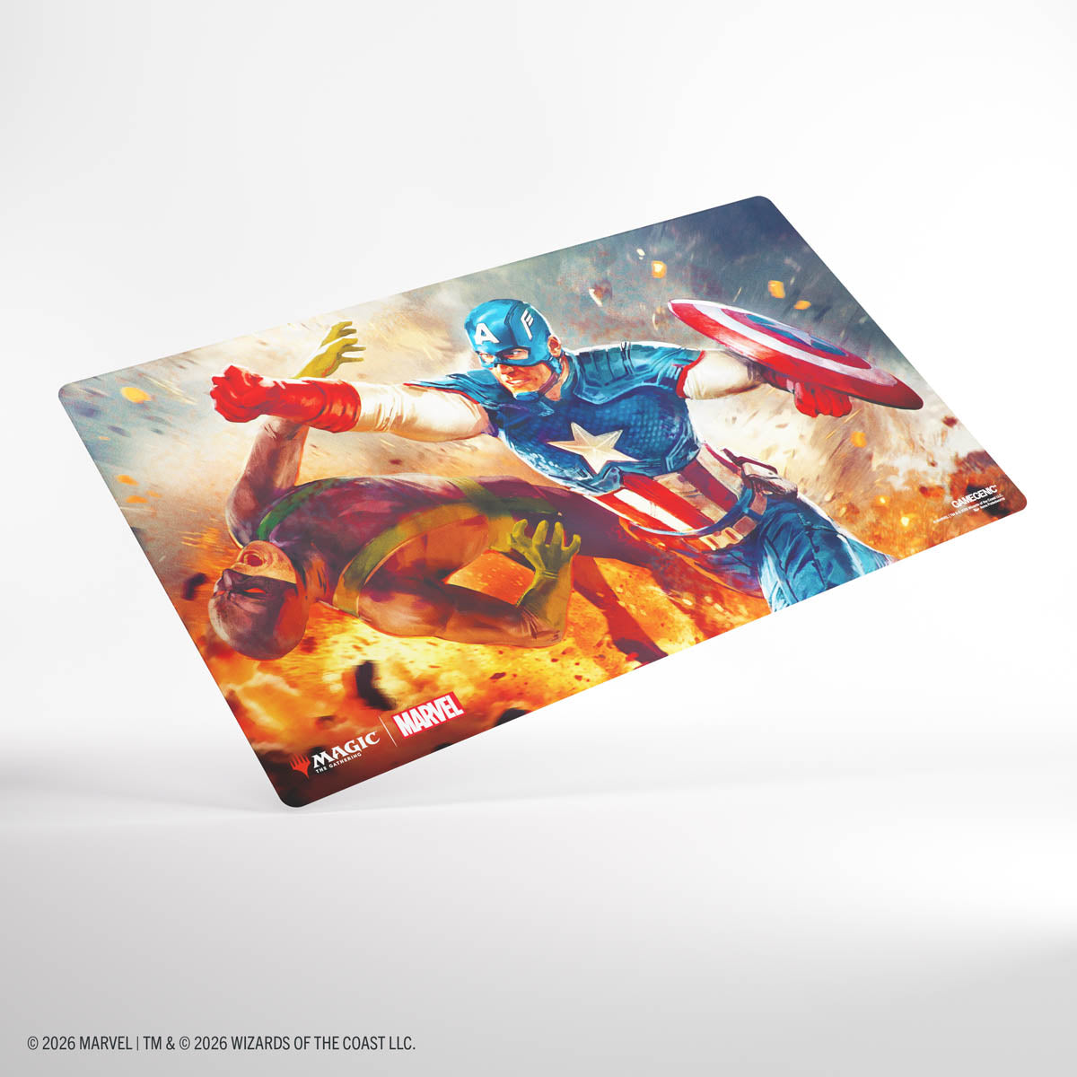 Magic: The Gathering PRIME PLAYMAT- Captain America | Arkham Games and Comics