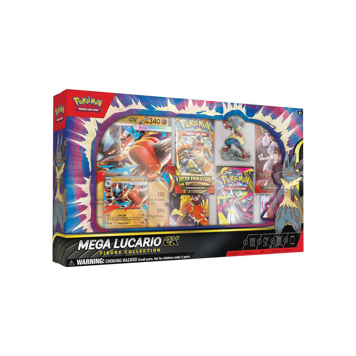 Mega Lucario ex Figure Collection | Arkham Games and Comics
