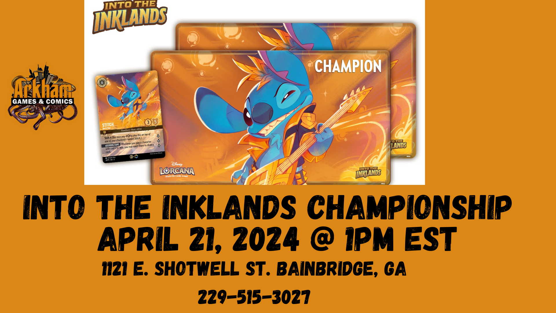 Lorcana Into the Inklands Championship | Arkham Games and Comics