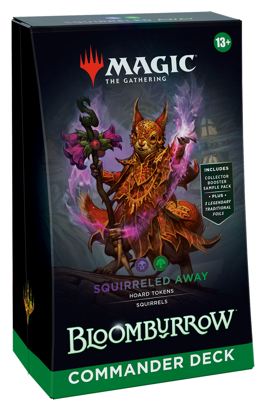 Bloomburrow Commander Deck- Squirreled Away | Arkham Games and Comics