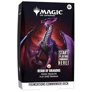 Foundations Commander Decks - Reign of Dragons | Arkham Games and Comics
