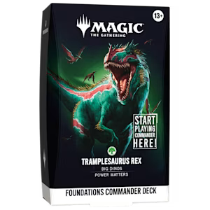 Foundations Commander Decks - Tramplesaurus Rex | Arkham Games and Comics