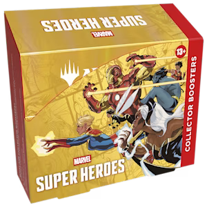 Magic: The Gathering® | Marvel Super Heroes Collector Booster Display | Arkham Games and Comics