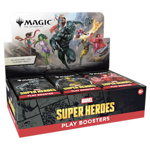 Magic: The Gathering® | Marvel Super Heroes Play Booster Display | Arkham Games and Comics