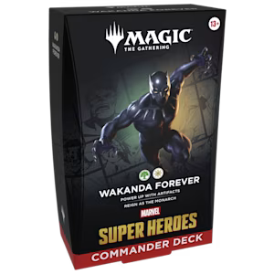 Magic: The Gathering® | Marvel Super Heroes Commander Deck Wakanda Forever | Arkham Games and Comics