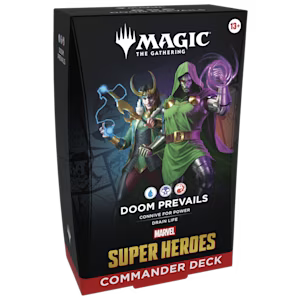 Magic: The Gathering® | Marvel Super Heroes Commander Decks Doom Prevails | Arkham Games and Comics