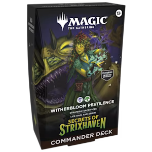 Secrets of Strixhaven Commander Deck- Witherbloom Pestilence | Arkham Games and Comics