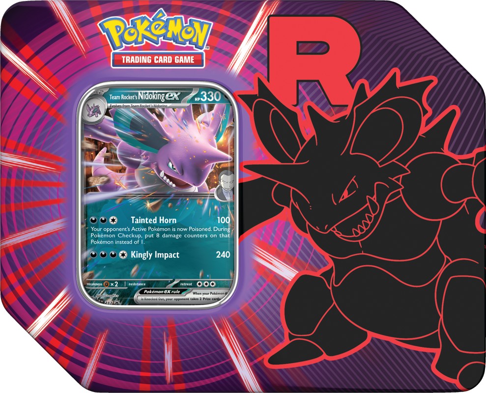 Pokemon Team Rocket Tin | Arkham Games and Comics