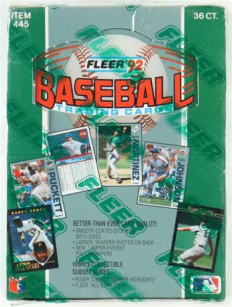 1992 Fleer Baseball Factory Sealed Wax Box MLB - 36 Packs All Star Team Cards | Arkham Games and Comics