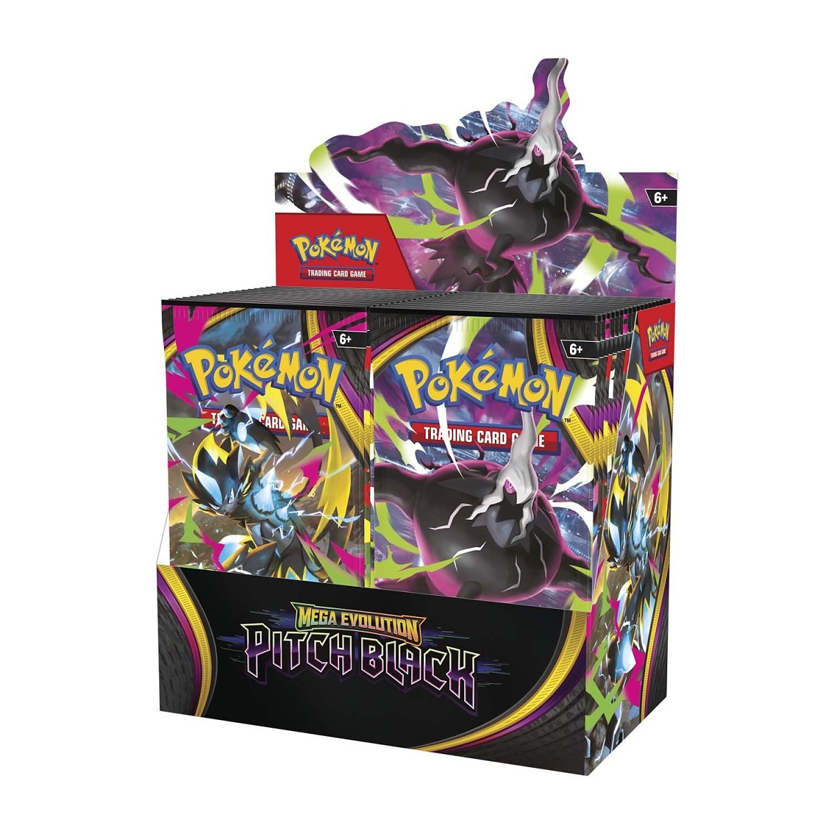 Pokémon TCG: Mega Evolution-Pitch Black Booster Display Box (36 Packs) | Arkham Games and Comics