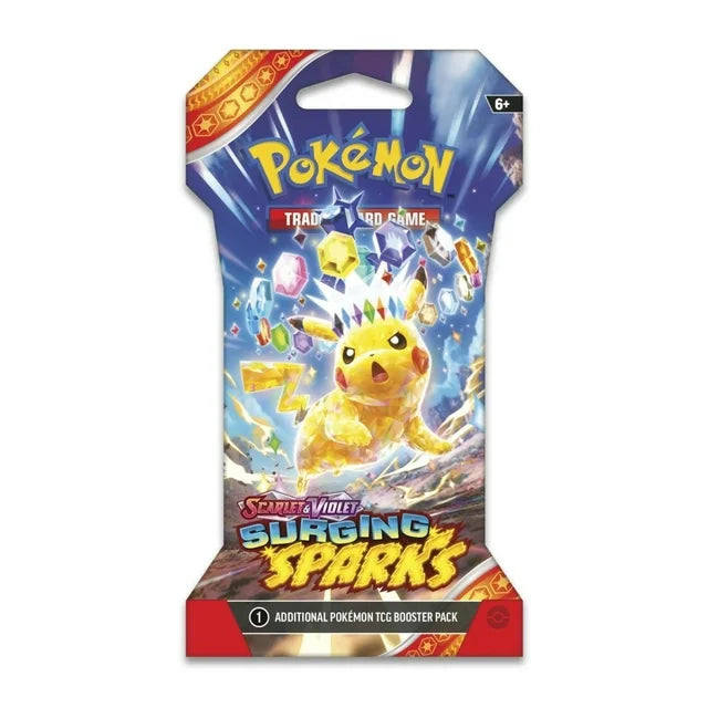 Scarlet & Violet: Surging Sparks SLEEVED Booster Pack | Arkham Games and Comics