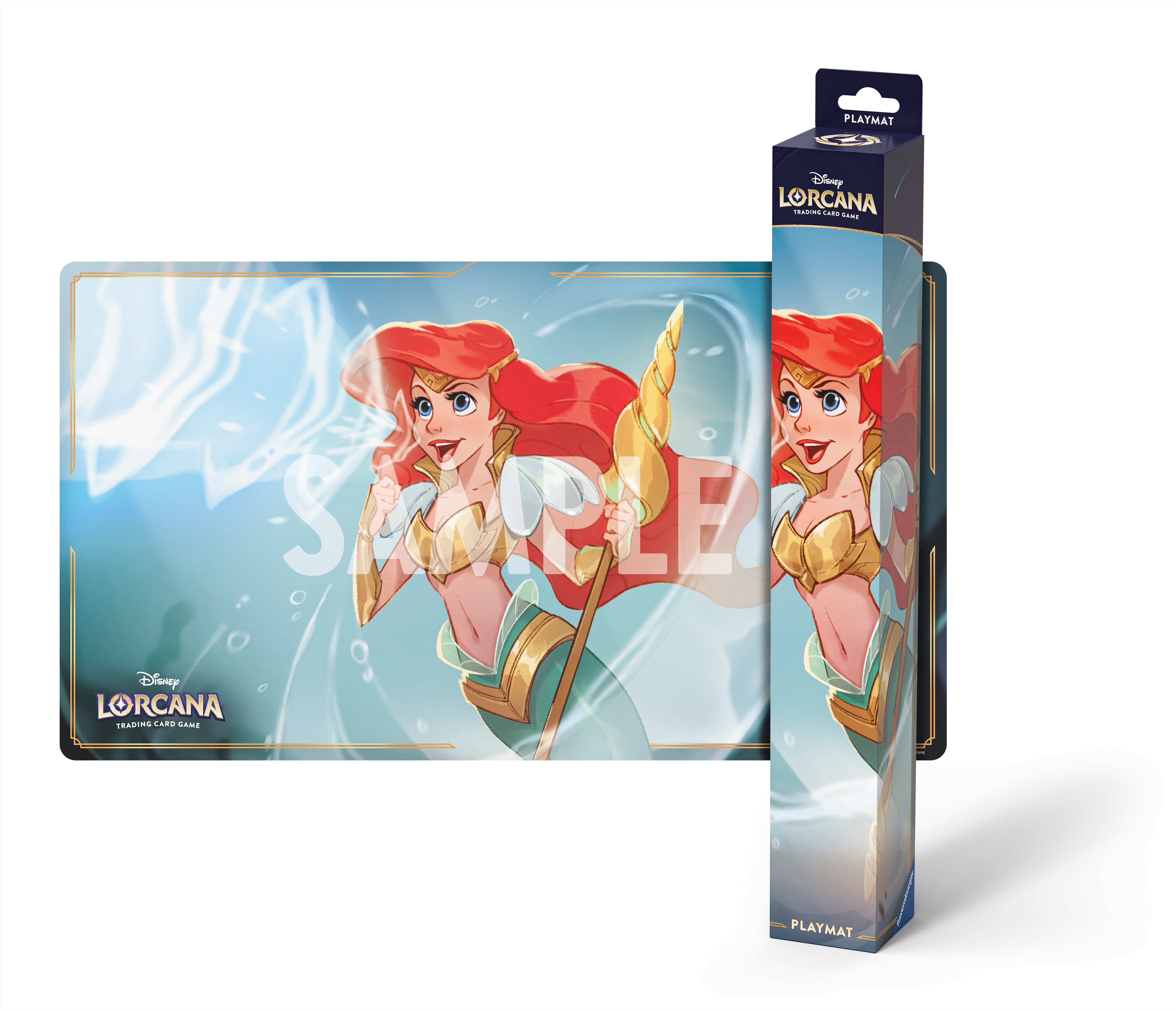 Lorcana TCG: Winterspell Playmat - Ariel, Sonic Warrior | Arkham Games and Comics