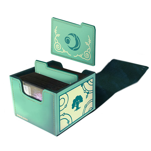 Deckbox: MTG DOMARU Box- Lorwyn Eclipsed- Bloomseeker Green | Arkham Games and Comics