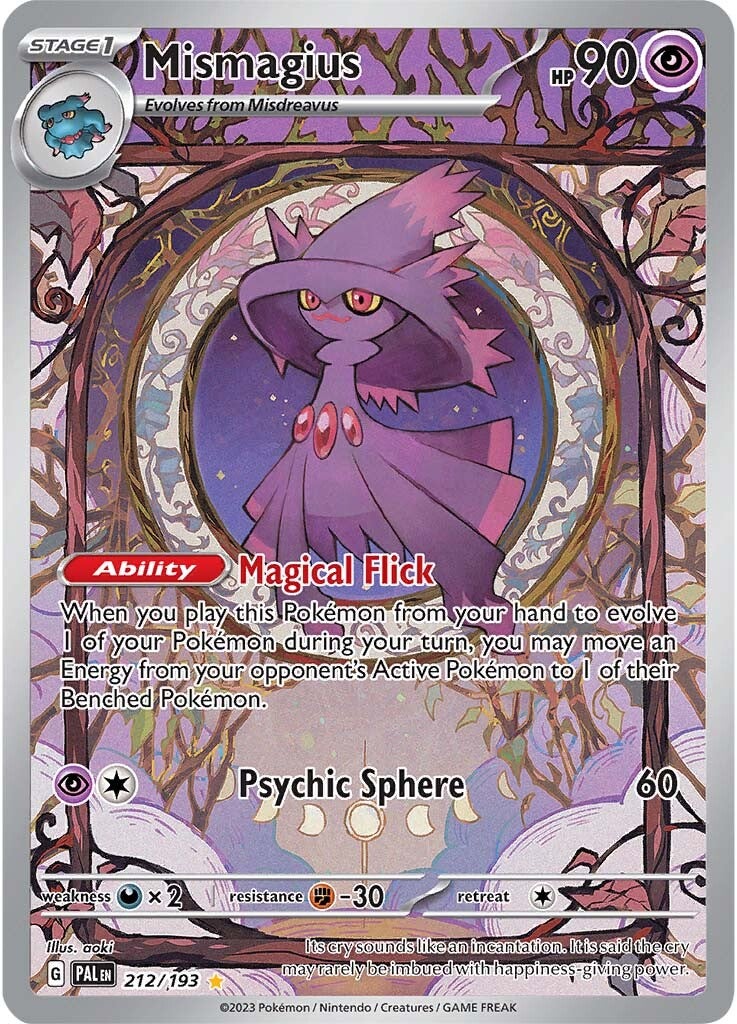 Mismagius (212/193) [Scarlet & Violet: Paldea Evolved] | Arkham Games and Comics