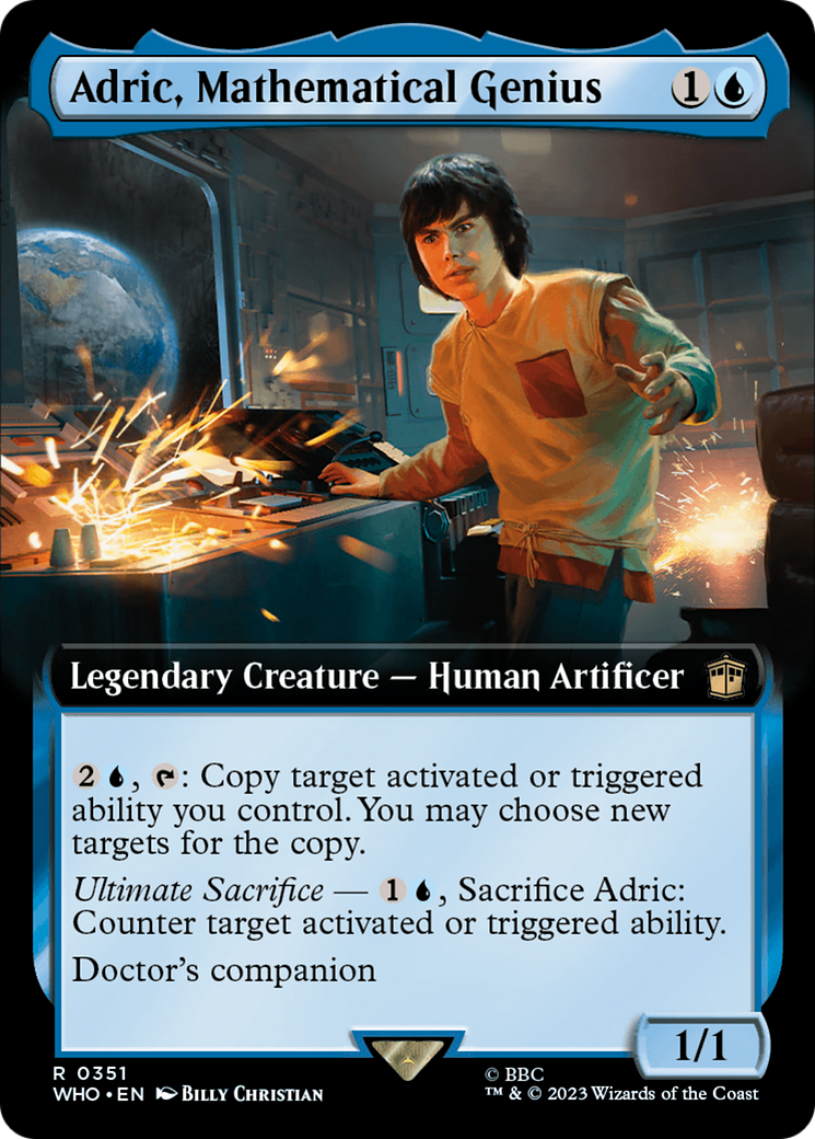 Adric, Mathematical Genius (Extended Art) [Doctor Who] | Arkham Games and Comics