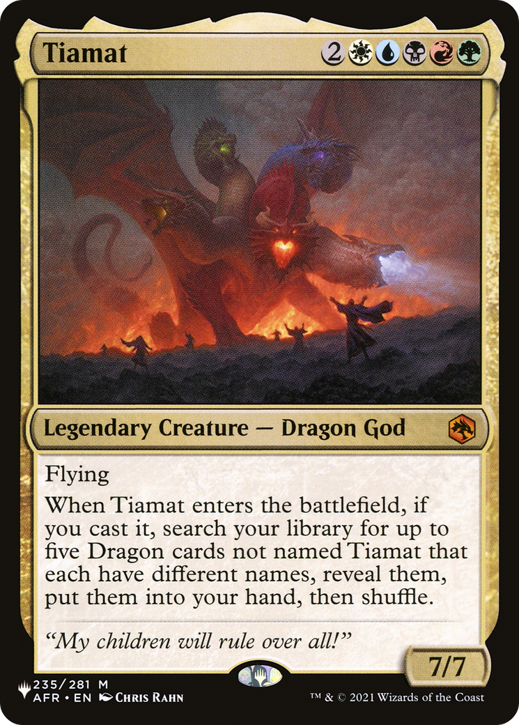 Tiamat [The List] | Arkham Games and Comics