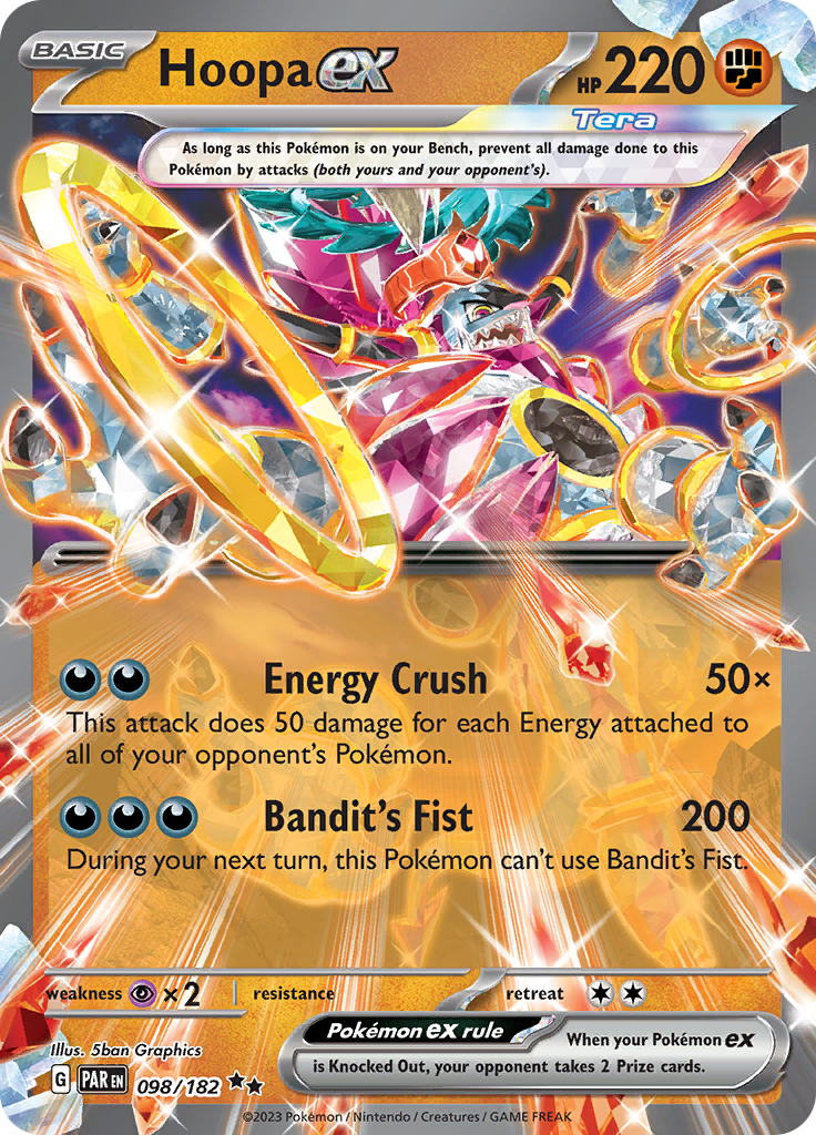 Hoopa ex (098/182) [Scarlet & Violet: Paradox Rift] | Arkham Games and Comics