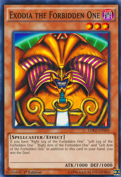 Exodia the Forbidden One [LDK2-ENY04] Common | Arkham Games and Comics