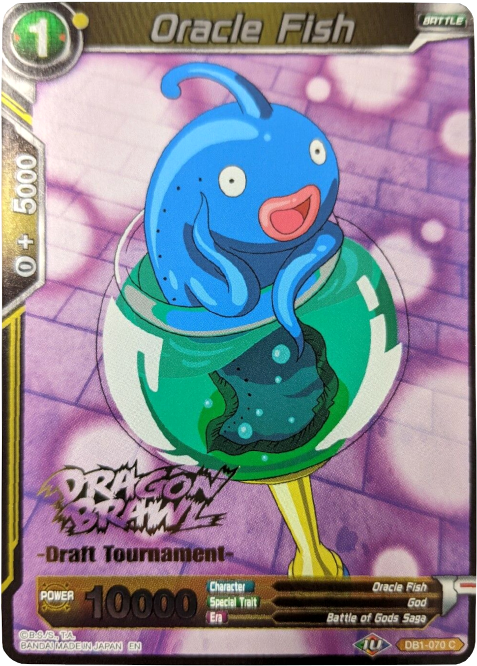 Oracle Fish (Dragon Brawl Draft Tournament Gold Stamped) (DB1-070) [Promotion Cards] | Arkham Games and Comics