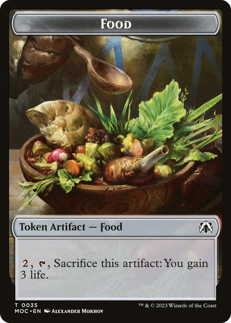 Food Token [March of the Machine] | Arkham Games and Comics