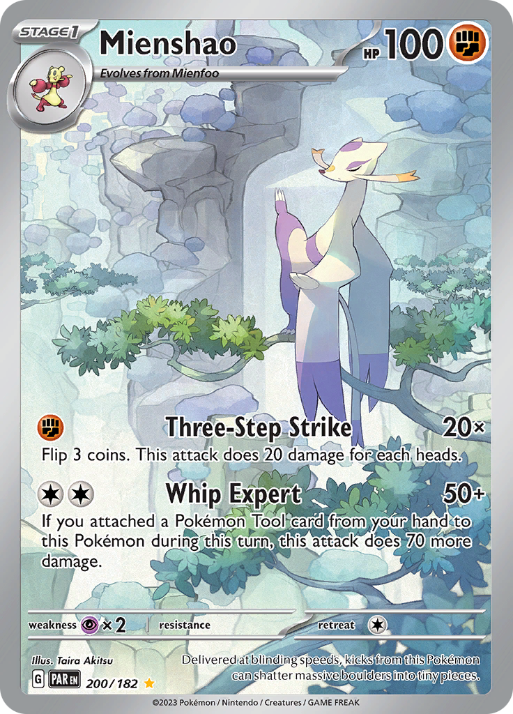 Mienshao (200/182) [Scarlet & Violet: Paradox Rift] | Arkham Games and Comics