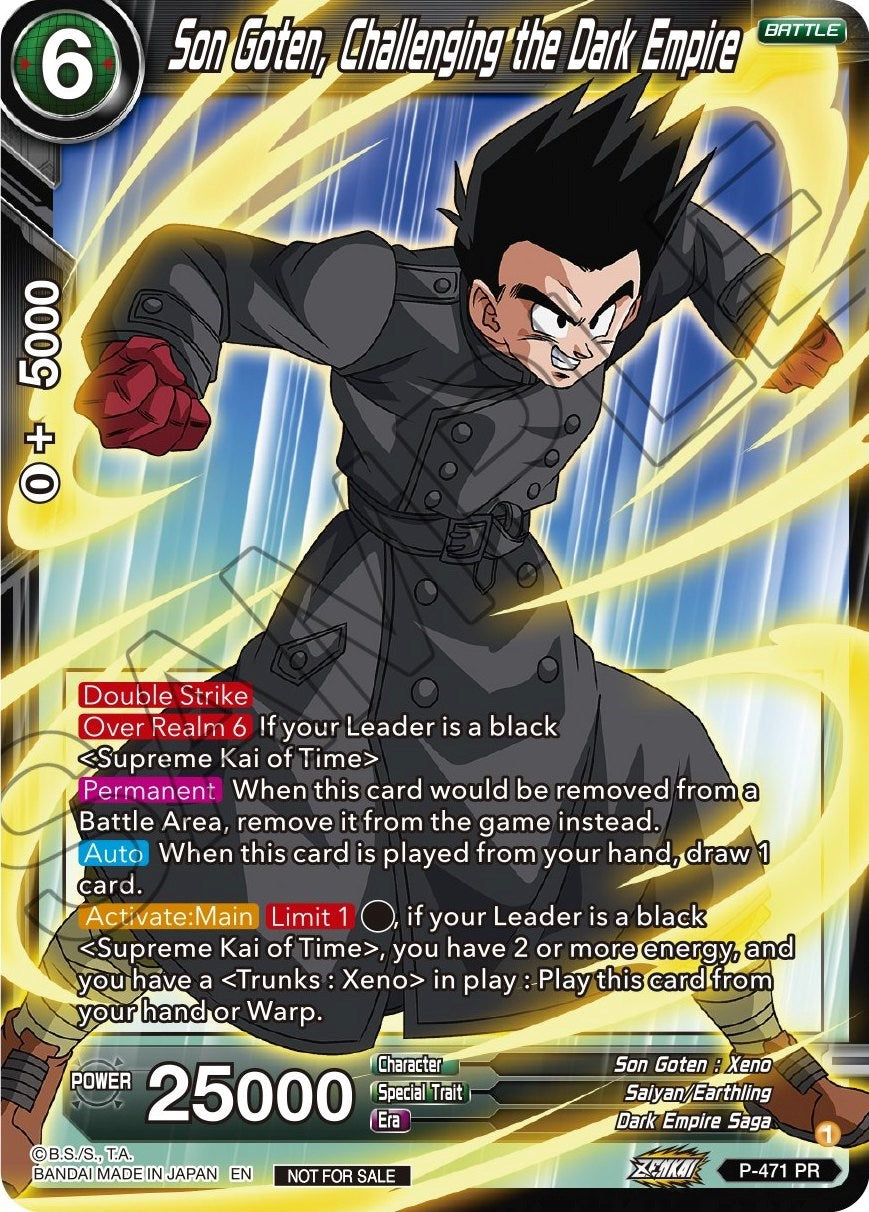 Son Goten, Challenging the Dark Empire (Z03 Dash Pack) (P-471) [Promotion Cards] | Arkham Games and Comics