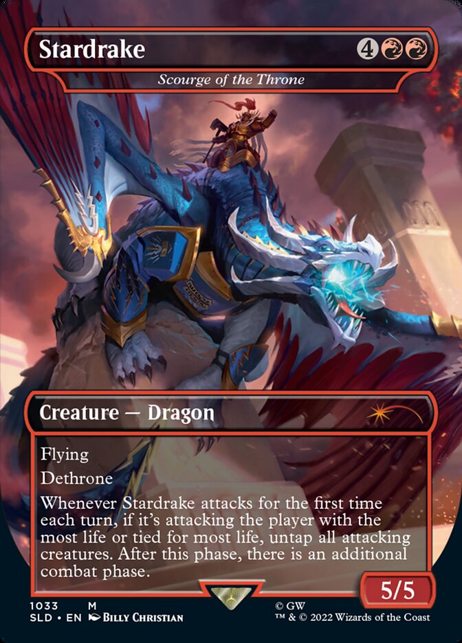 Stardrake - Scourge of the Throne (Borderless) [Secret Lair Drop Series] | Arkham Games and Comics