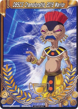 DBSCG Championship 2019 Warrior (Merit Card) - Universe 5 "Arak" (5) [Tournament Promotion Cards] | Arkham Games and Comics