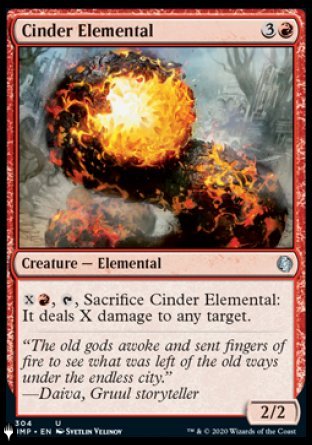 Cinder Elemental [The List] | Arkham Games and Comics