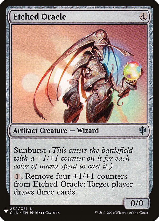 Etched Oracle [Mystery Booster] | Arkham Games and Comics