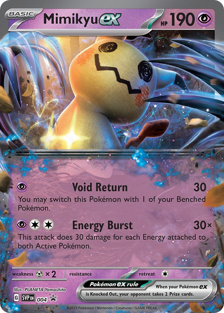 Mimikyu ex (004) [Scarlet & Violet: Black Star Promos] | Arkham Games and Comics