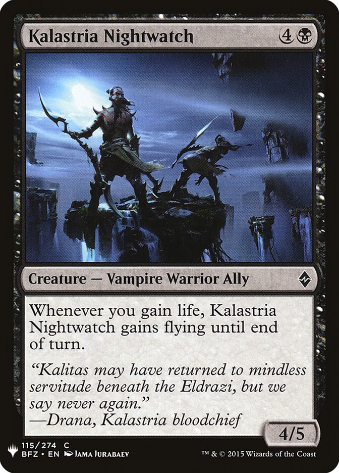 Kalastria Nightwatch [Mystery Booster] | Arkham Games and Comics