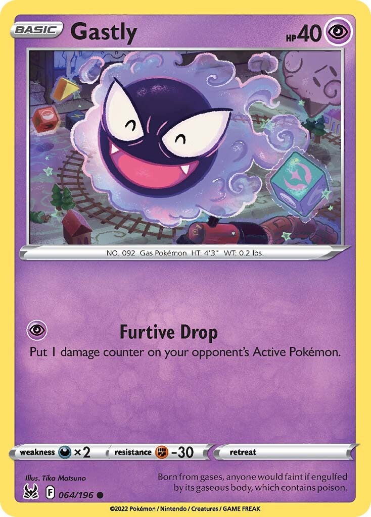 Gastly (064/196) [Sword & Shield: Lost Origin] | Arkham Games and Comics