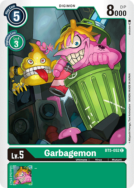 Garbagemon [BT5-052] [Battle of Omni] | Arkham Games and Comics