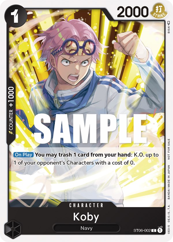 Koby (Promotion Pack 2023) [One Piece Promotion Cards] | Arkham Games and Comics