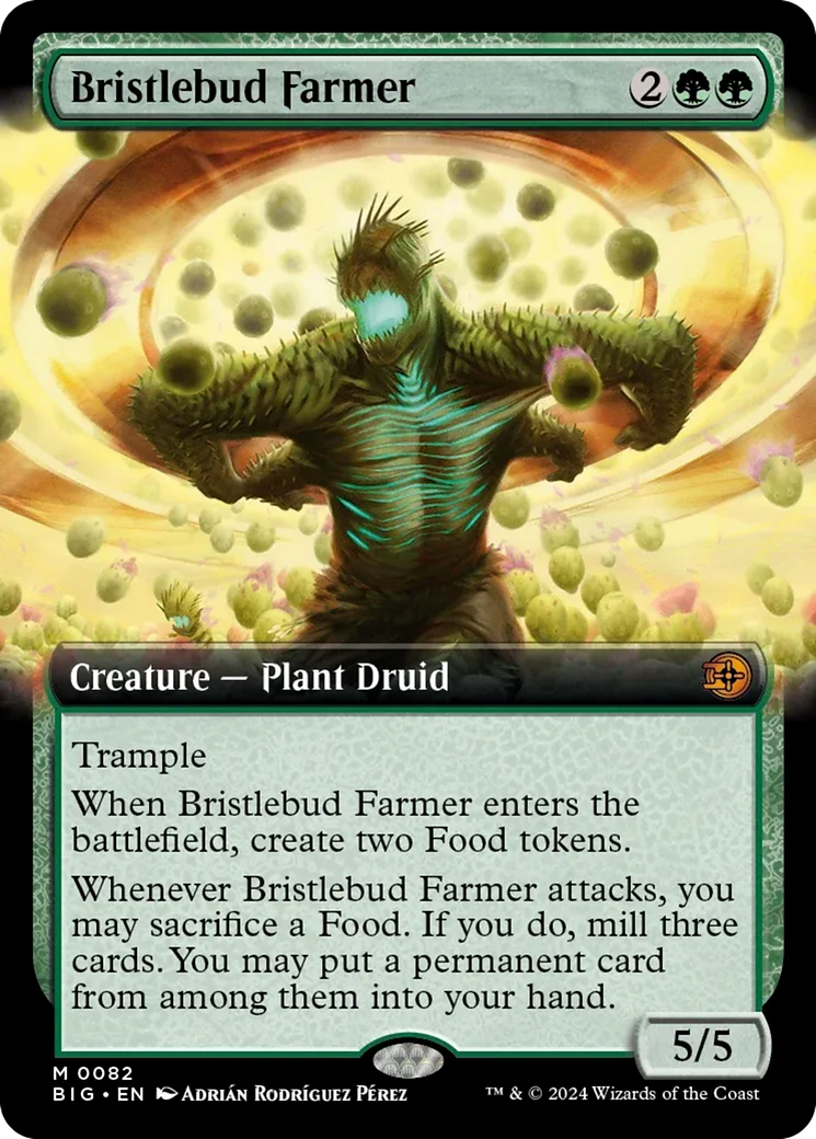 Bristlebud Farmer (Extended Art) [Outlaws of Thunder Junction: The Big Score] | Arkham Games and Comics