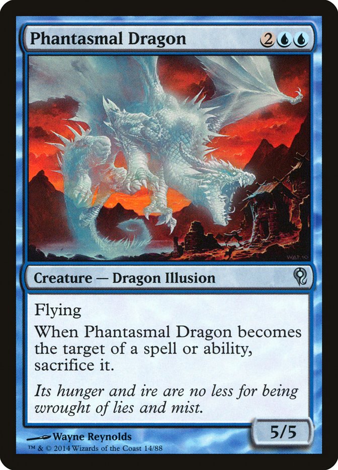 Phantasmal Dragon [Duel Decks: Jace vs. Vraska] | Arkham Games and Comics