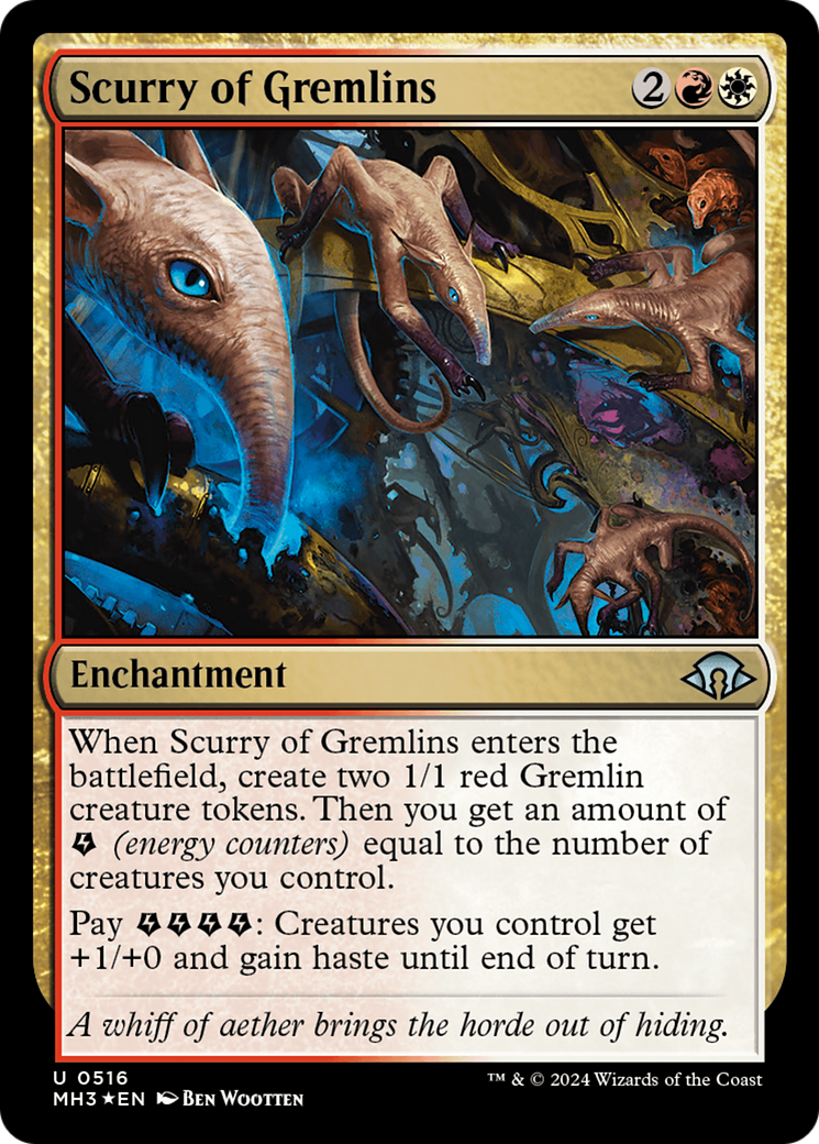 Scurry of Gremlins (Ripple Foil) [Modern Horizons 3] | Arkham Games and Comics