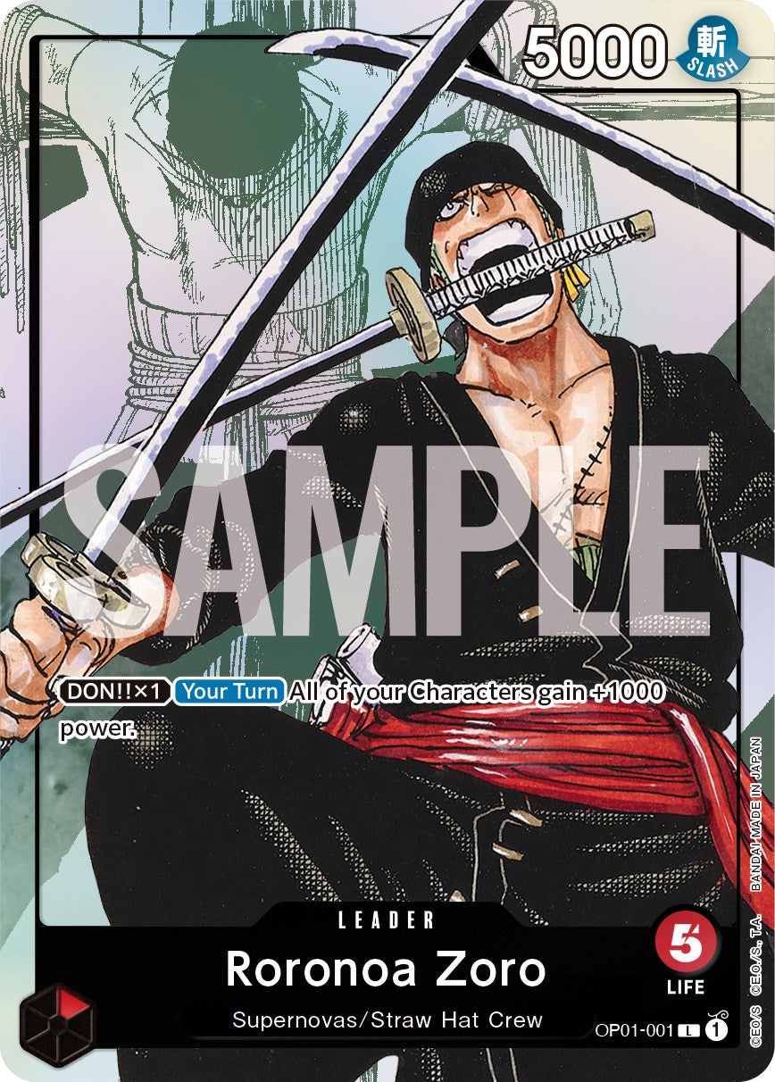 Roronoa Zoro (Alternate Art) [One Piece Promotion Cards] | Arkham Games and Comics